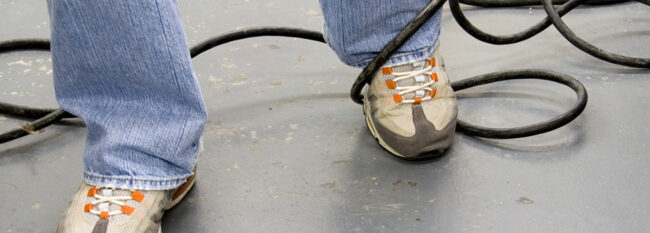 Tripping on an Electrical Cord