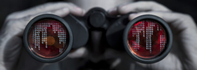 Hacker spy your data file