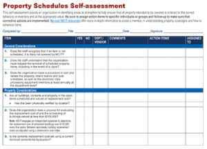 Property Schedules self-assessment thumbnail