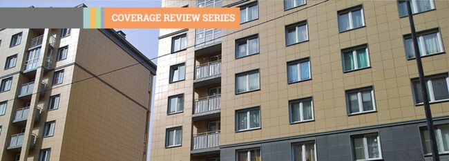 Coverage Review Series - two brown apartment buildings