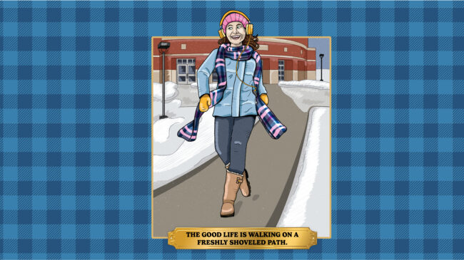 Minnesotans Know Winter: Walk on a Cleared Path Clear Path_header