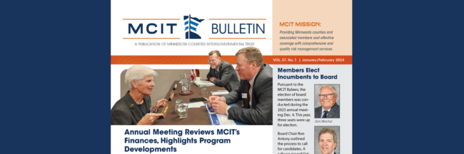 Front page of January/February 2024 MCIT Bulletin