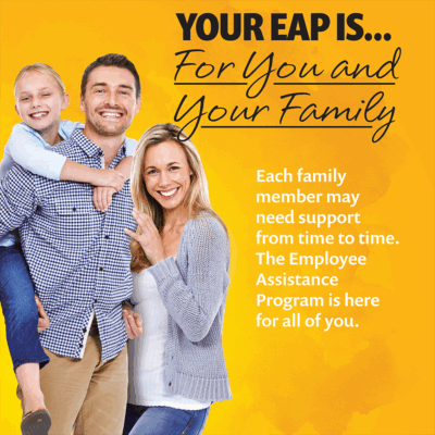 Your EAP Is for You and Your Family poster with bottom text cropped off