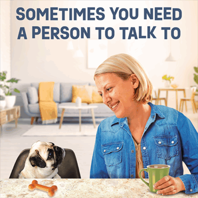 Sometimes You Need a Person to Talk To poster with bottom half cropped off