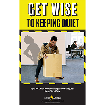 Get Wise to Keeping Quiet poster square thumbnail