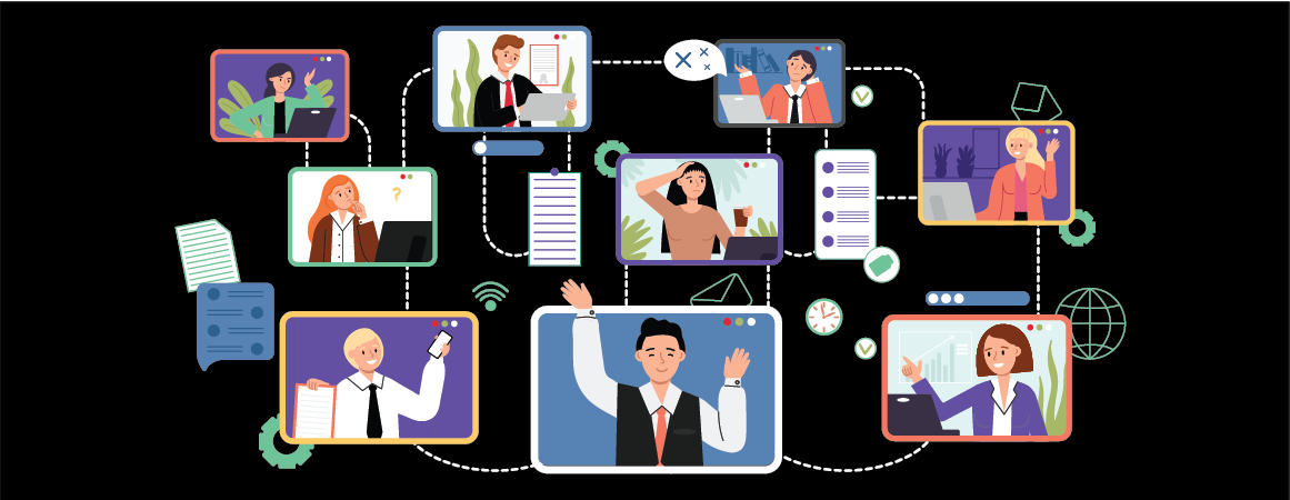 Illustrated graphic showing connection among various cybersecurity fundamentals that build cyber-resilience